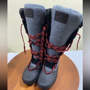 North face tall snow boots